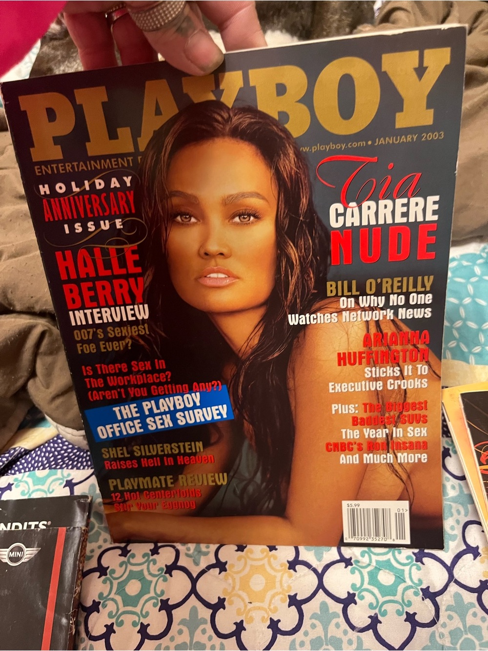 January 2003 Issue Of Playboy Magazine Cover Featuring Tia Carrere